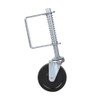 FTVOGUE 4"Rueda de Compuerta de Goma Muelle Giratorio Cargado Capacidad