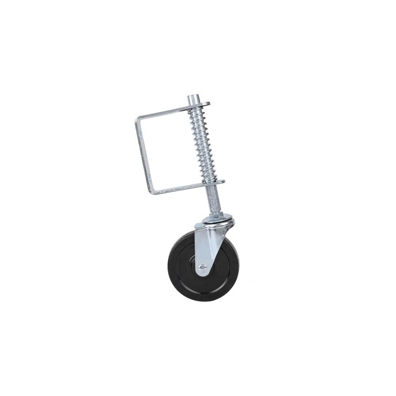 FTVOGUE 4"Rueda de Compuerta de Goma Muelle Giratorio Cargado Capacidad