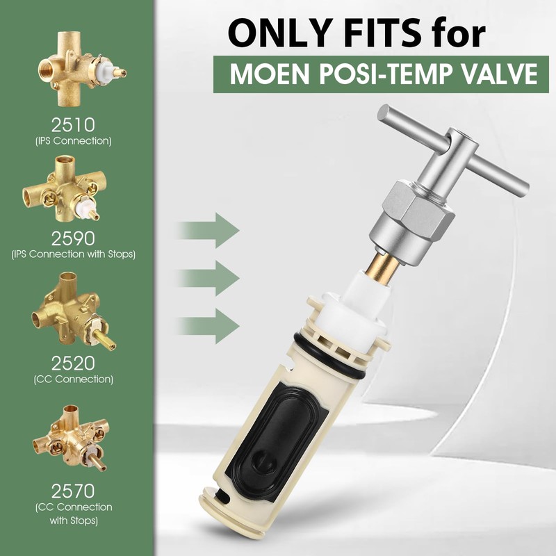 1222 replacement cartridge for One Handle Posi-Temp Shower Cartridge Replacement,Brass