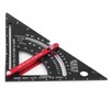 Adjustable Triangle Ruler, 7 Inch Rafter Square Speed Square Triangle