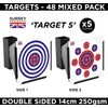 Airsoft 14cm Air Rifle Pistol BB Shooting Targets Mixed Designs