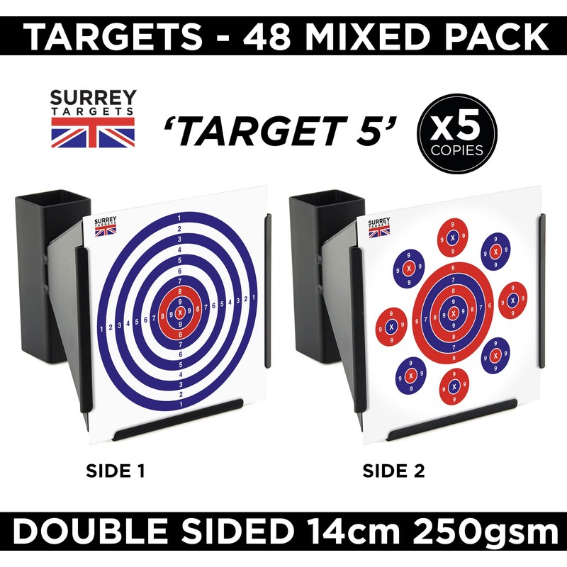 Airsoft 14cm Air Rifle Pistol BB Shooting Targets Mixed Designs