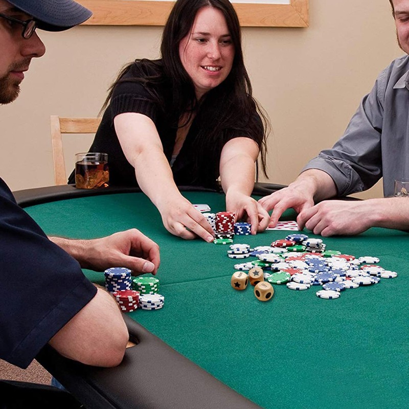 3pcs Left Right Center Game Dice 1 inch Beech Wood