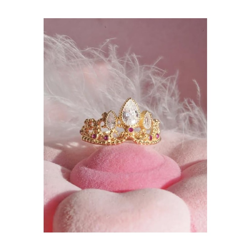Anillo de la princesa Rapunzel con Caja de REGALO, anillo