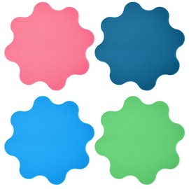 Acooruiteng Rubber Jar Opener Gripper Pads Reusable Jar Openers for Arthritis Hands Multi Purpose Rubber Jar Opener Grip Gripper Rubber Jar Bottle Lid Openers Fit for Most Bottles 4 Pcs