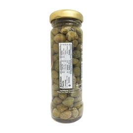 IOS Natural Capotes Capers in Sea Salt, Vegan, Non-GMO, Kosher - 4Oz