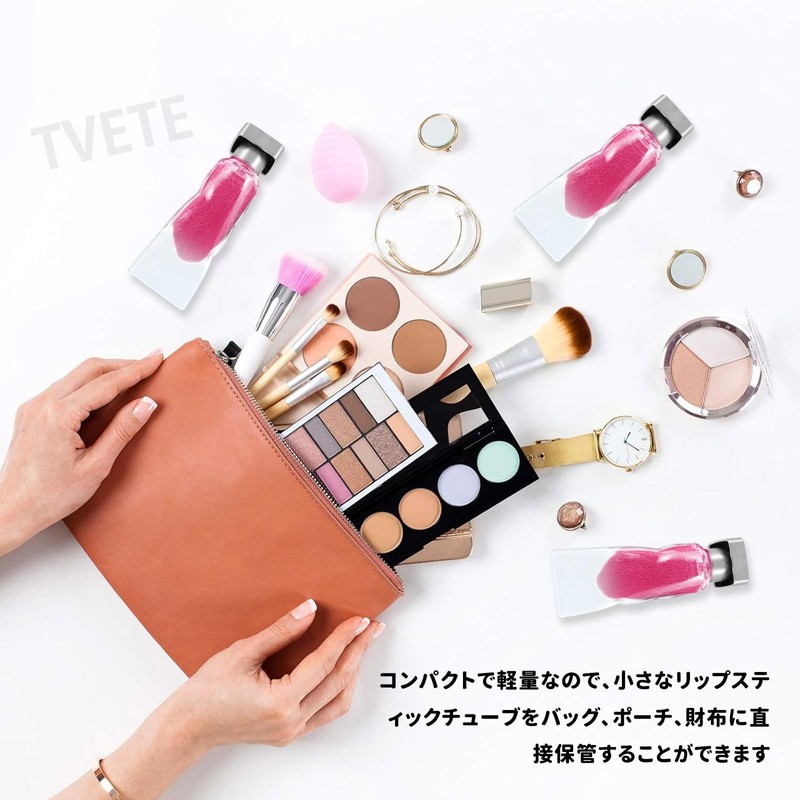 TVETE Lip Gloss Container, Lipgloss Tube, Empty Lipstick Tube, Set