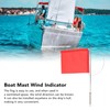 185 * 135mm Red Flags, Stainless Steel Windsock Sock Wind