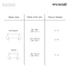 Encasa Homes Silky Polyester Table Cloth For 6 to 8