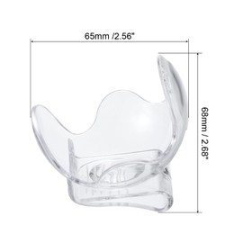 PATIKIL Tennis Ball Holder Waist Clip Tennis Ball Clip ABS Waistband Clip Holder Sports Equipment Transparent