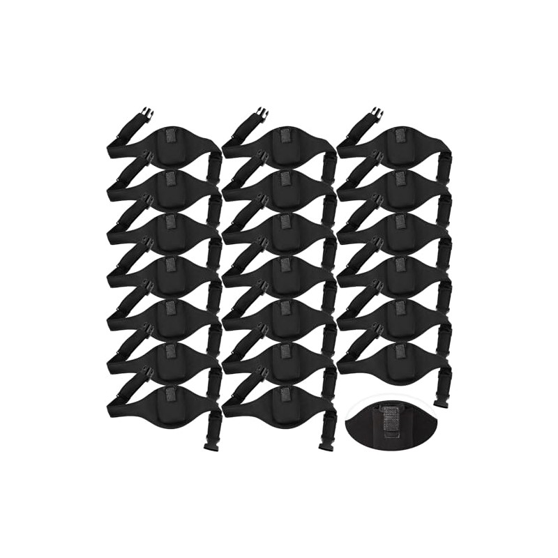 Jexine 20 Pack Mic Belt Wireless for Theatre Neoprene Microphone