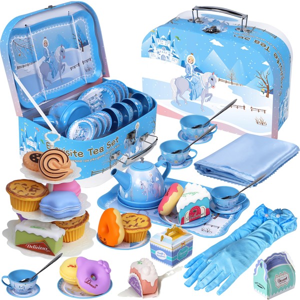 Magic4U Fairy Tale Princess Tea Set Toy for Girl Including