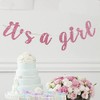 It's A Girl Banner Pink Glitter Baby Girl Baby Shower