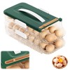 Egg Holder Refrigerator, Double Automatic Egg Holder, Double Row Egg