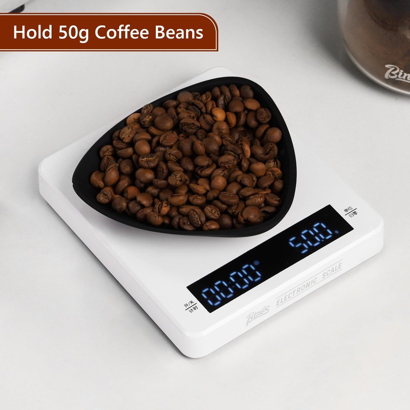 Bincoo Flexible Silicone Coffee Dosing Cup - No-Spill Bean Pouring