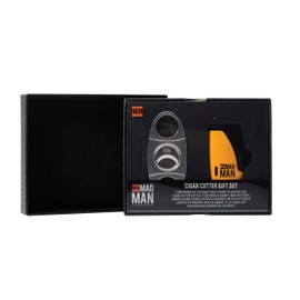 Mad Man Cigar Cutter Gift Set, Stainless Steel, Men, Cigar Accessories
