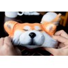 Mon Shiba Inu munyumunyu Tufted Shiva Dog Pouch "Gold Ms.