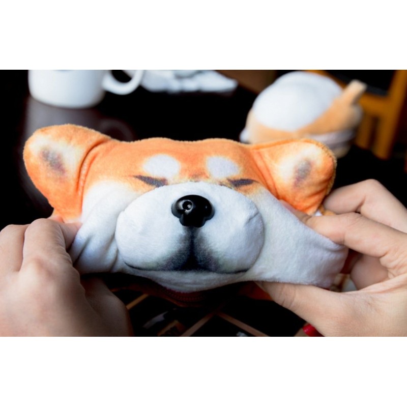 Mon Shiba Inu munyumunyu Tufted Shiva Dog Pouch "Gold Ms.