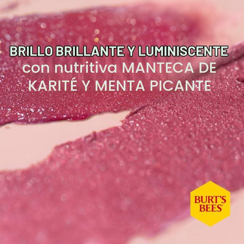 Burt's Bees 100% Natural Moisturizing Lip Shimmer, Plum - 1