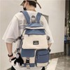 Student bag backpack light daily color dream casual navy Single Item