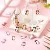 FASHEWELRY 14pcs Alloy Enamel Cat Charms Cute Metal Kitten PendantsPet