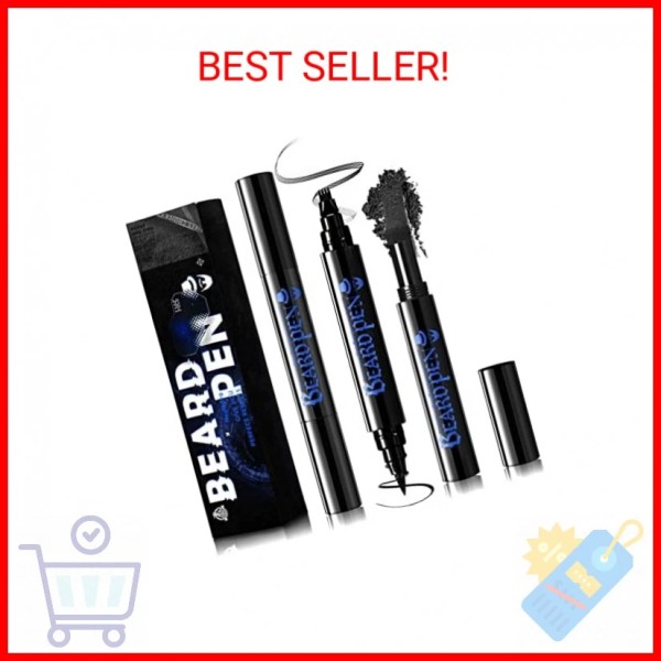 NewBang Beard Pencil Kit - Waterproof and Long-Lasting 4 Tip