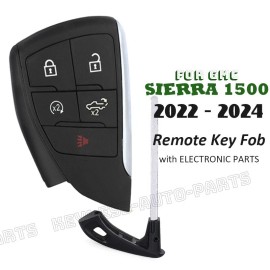 KeylessAutoParts YG0G21TB2 for GMC Sierra 1500 2022 2023 2024 Proximity Remote Smart Key Fob