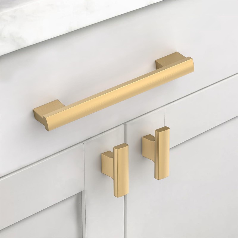 ROMATEE 10 Pack Champagne Bronze Cabinet Knobs 2 Inch (50MM)