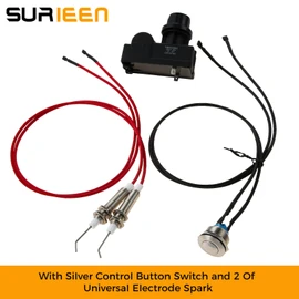 SURIEEN Grill Igniter, Spirit Ignitor Replacement, Push Button Control Switch Ignition with Sparkers for Gas Grill