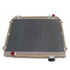 ALLOYWORKS Toyota Tacoma Radiator, All Aluminum Radiator For 1995-2004 Toyota