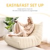 Bean Bag Beanbag Chair for Adults Fireside Floor Togo Sofa