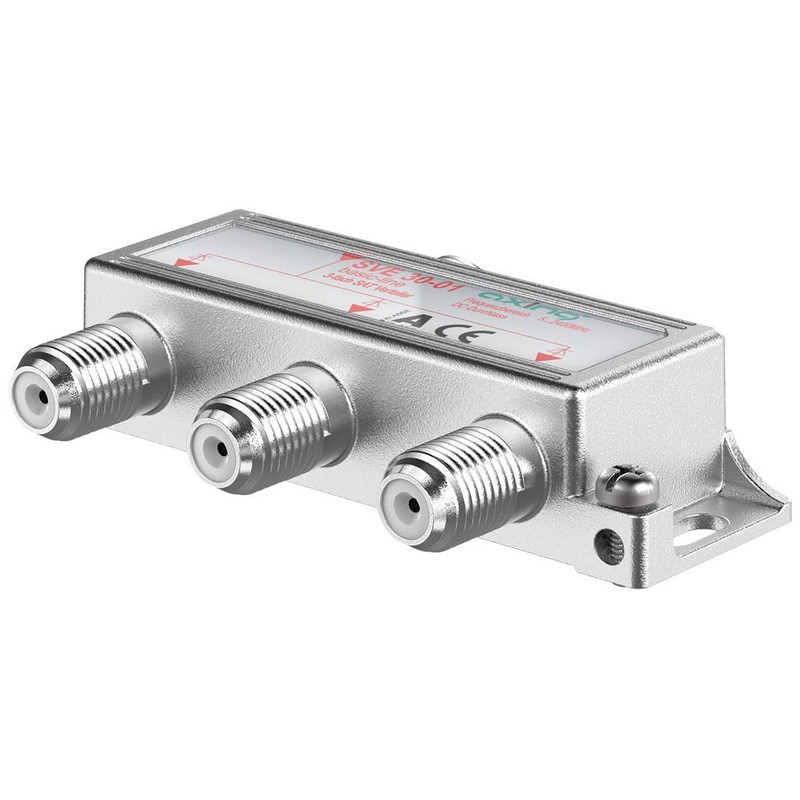 Axing SVE 30-01 3-Way SAT Splitter 5-2400 MHz