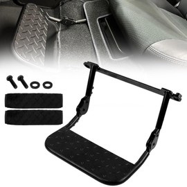 Jeyaic Passenger Seat Folding Footrest with Cover, Hiace Regius Ace 200 Series S-GL1 to 7 Types, Adjustable Height Angle, Foot Rest