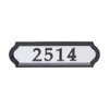 Whitehall Products Nite Bright Address Sign, 16" x 4.5", Black