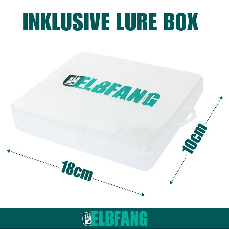 ELBFANG Topwater Artificial Bait Set, Popper, Stickbaits, Surface Bait, Whopper