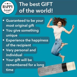 British Gifts for Women an Men - Real Piece of England - Highly Unique English Themed Gifts - Blank Certificate to Write in The Name of Your Choice - London Gift Ideas - British Christmas Gifts