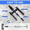 YZDKSMG 12 PCS Motorcycle Blind Hole Collet Bearing Puller Tool