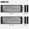 TOBWOLF 2PCS 25x80cm / 9.8x31.5in Mesh Storage Pocket Bag with