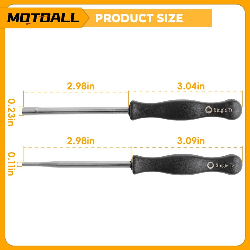 MOTOALL 11 PCS Carburetor Adjustment Tool Carb Adjusting Kit with
