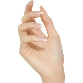 KISS Classy Fake Nails DIY Manicure - Waterproof, Smudge Proof, Chip Proof, No Dry Time, Durable & Flexible, Long Lasting, Medium, Quick & Easy | 28 Count