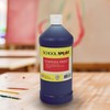 School Smart Tempera Paint, Purple, 1 Quart Bottle