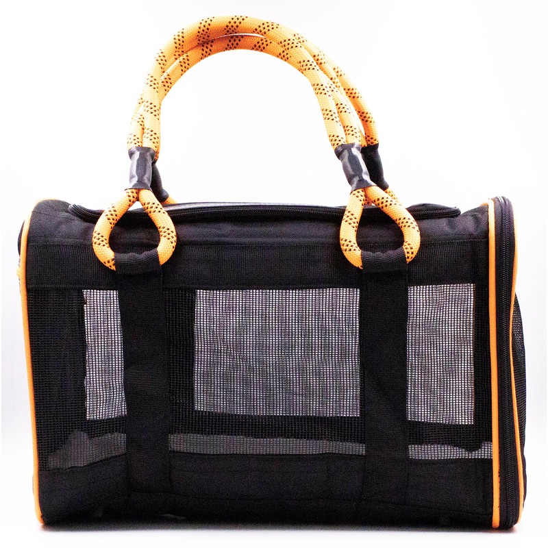 Buddy's Best Airline Approved Pet Carrier – Black & Orange