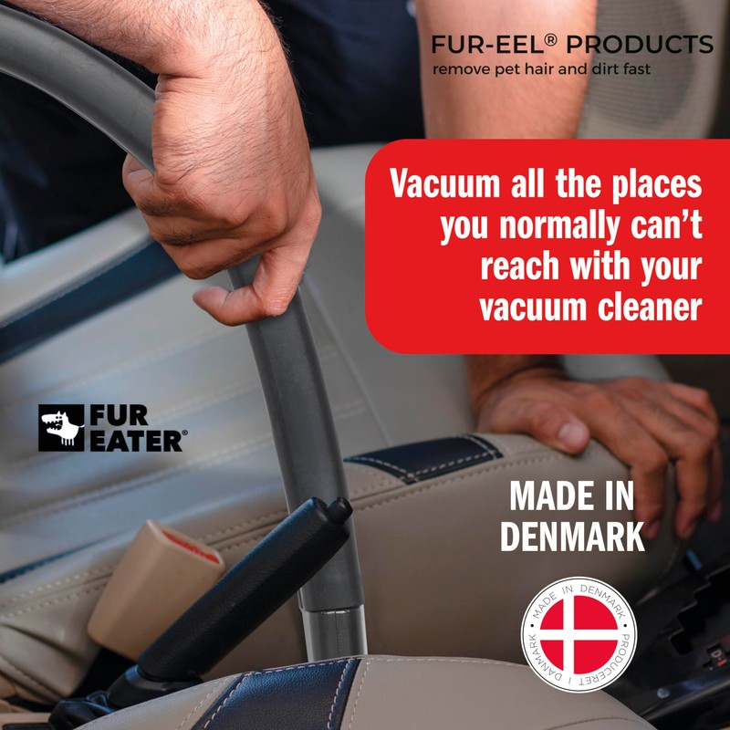 FUR-EEL 16.5-inch Flexible Crevice Cleaning Tool | Long Vacuum Attachment