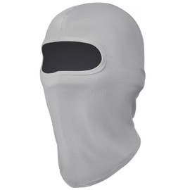 UNCO- Balaclava Face Mask, Light Gray Ski Mask for Men & Women, Full Face Mask, Face Mask for Winter