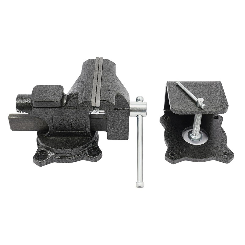 Bench Vise, 4.5 Inch Heavy Duty Table Vise For Workbench,