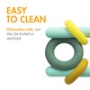 Boon Hoop Silicone Baby Teether - Baby Teething Toys for