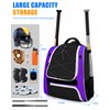 Hsmihair Youth Baseball Bag-Baseball Backpack for T-Ball&Softball Equipment with Fence