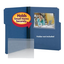 Smead Self-Adhesive Poly Pocket, 6 x 4 Photo Size, Clear, 100 Per Box (68164)