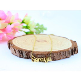 Only faith Personalisierte Namenskette für Frauen Edelstahl mit origineller Geschenkbox Anhänger Kette Schmuck personalisiert speziell für Freunde Freund Freund, standard, Edelstahl, Nicht zutreffend