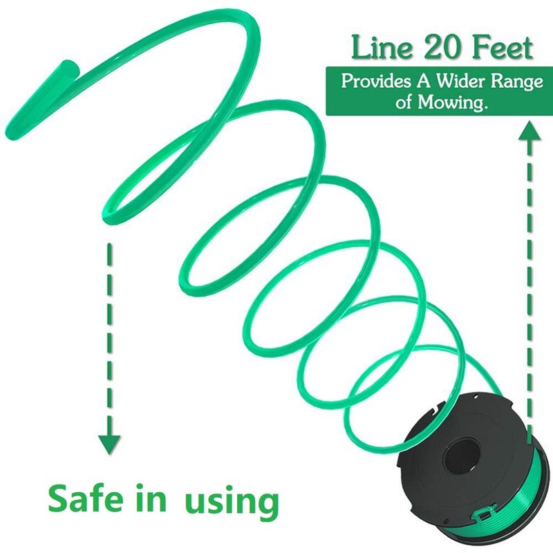 GH3000 Trimmer Replacement Spools Compatible with Black and Decker SF-080